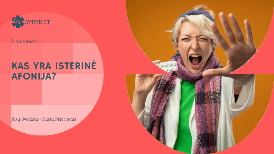 Isterinė afonija: kai balsą praranda ne gerklė, o psichika kas yra Isterinė afonija?