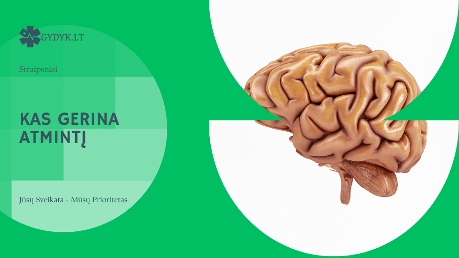 Kas gerina atmintį