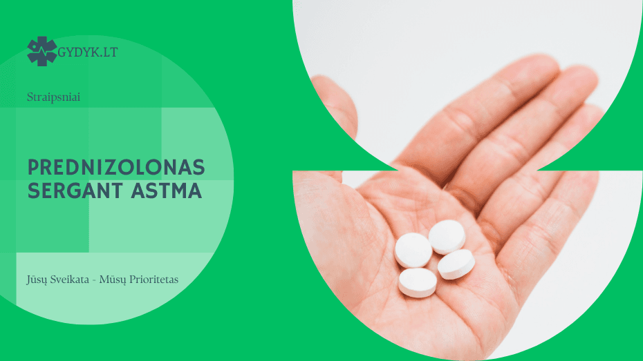 Prednizolonas sergant astma