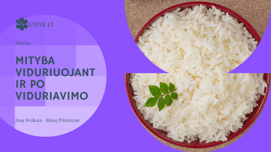 Mityba viduriuojant ir po viduriavimo Mityba viduriuojant ir po viduriavimo