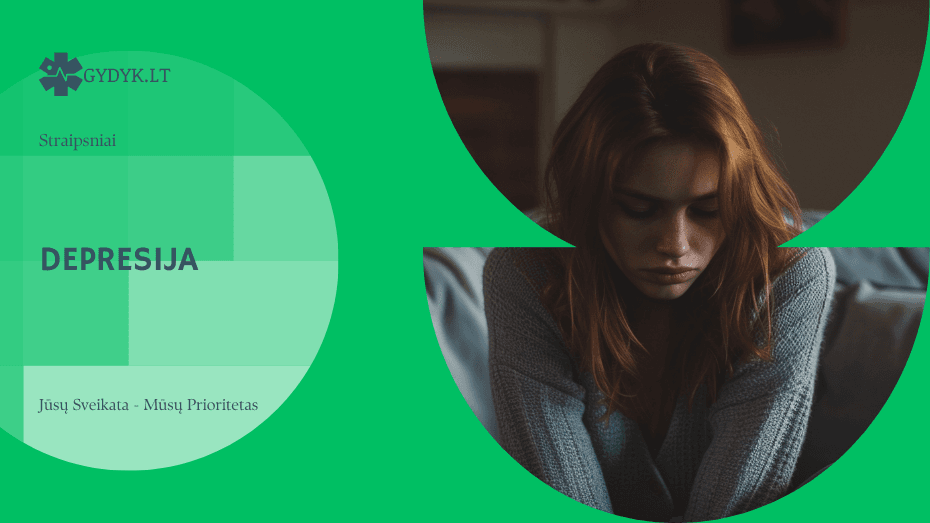 Depresija: simptomai, nuo ko ji atsiranda ir depresijos testas